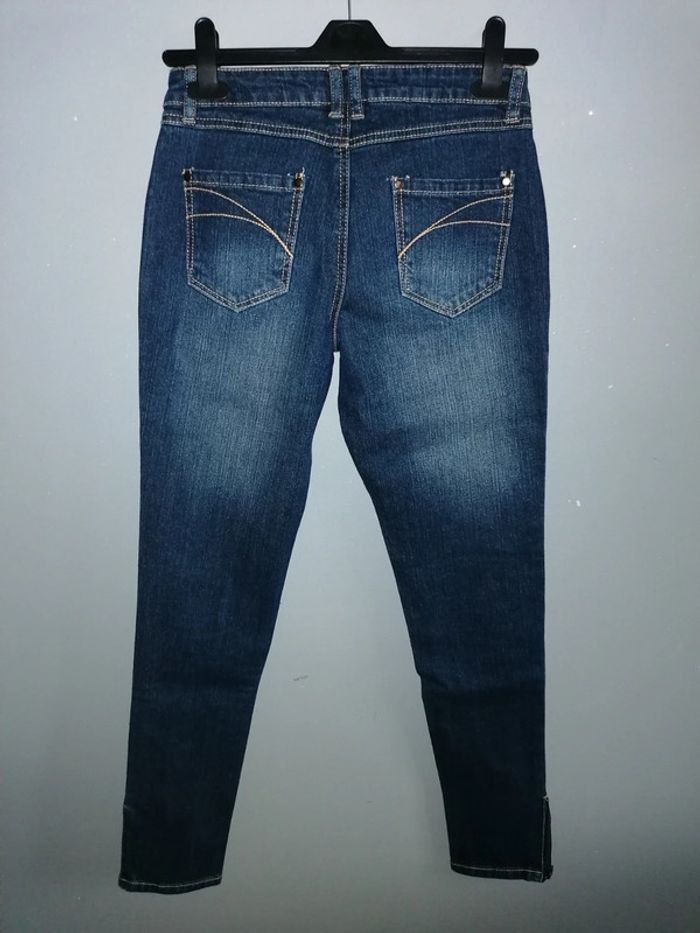 Jeans bas zippés, la redoute, 36 (mesures données - photo numéro 2