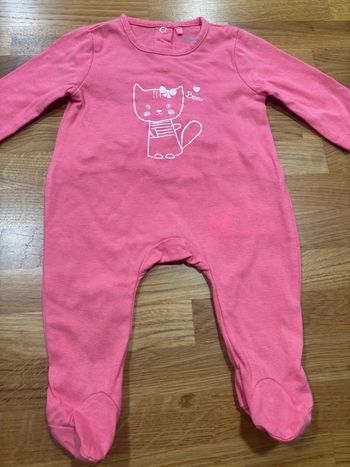 Pyjama coton orchestra 1 mois fille