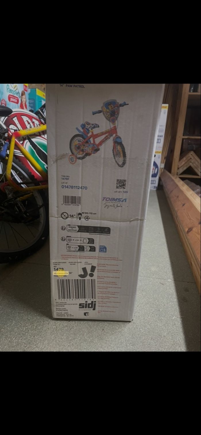 Vélo la Pat’Patrouille 14 pouces - photo numéro 2