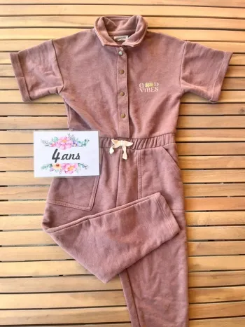 Combinaison sweat en coton vertbaudet 4 ans