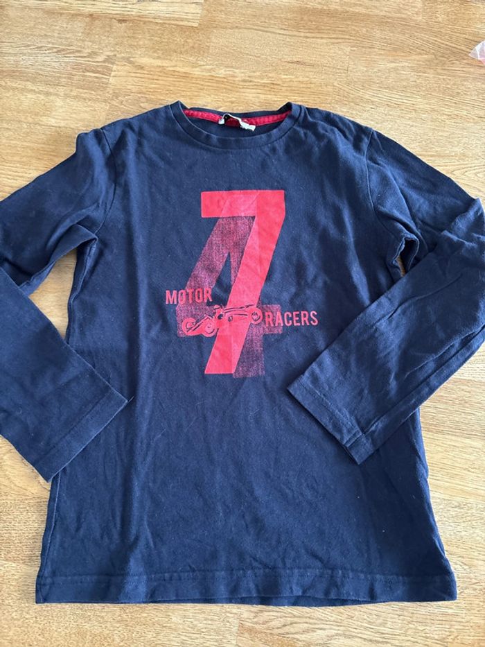 Tshirt manches longues cyrillus 10 ans