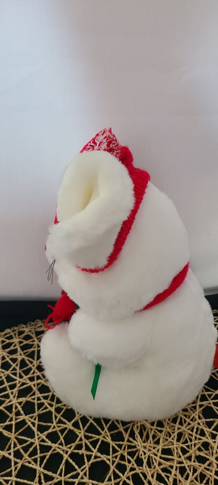 Souris en peluche de Noël 28 cm de haut - photo numéro 2