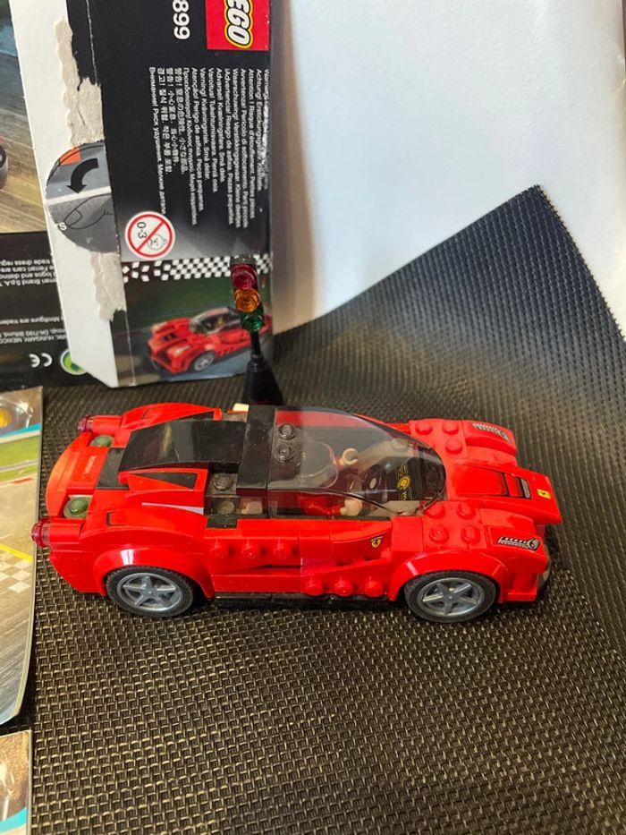 Lego Speed champions 75899 la Ferrari vendu non complet non vérifié avec notice et boîte - photo numéro 7