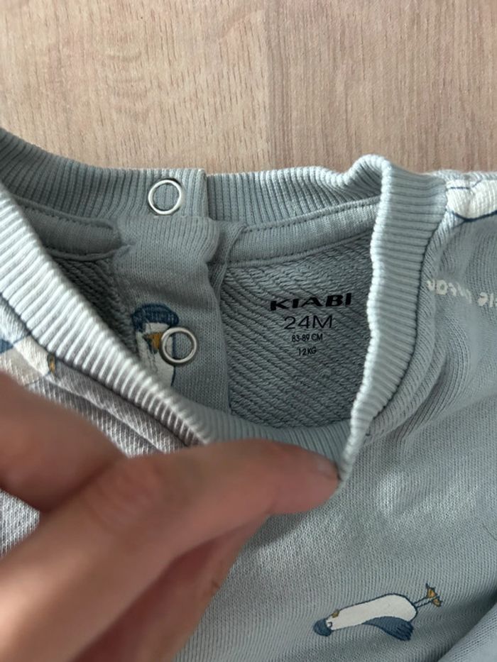 Pull bleu 24 mois - photo numéro 2