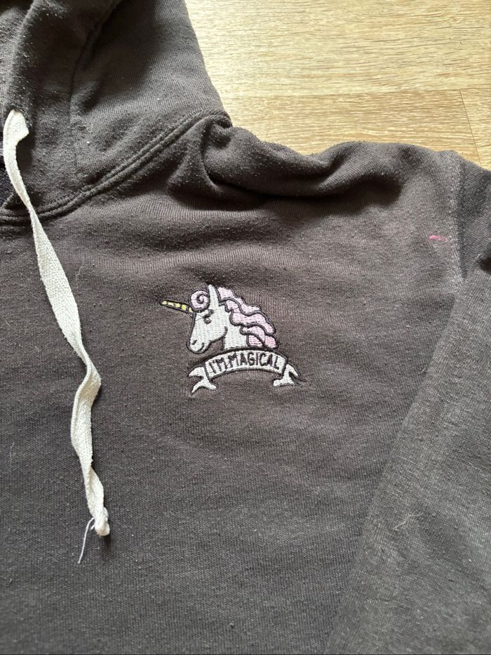 Sweat à capuche gris - photo numéro 3