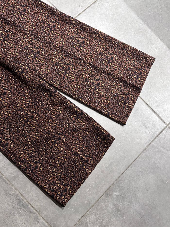 Pantalon léopard 🐆 marron et noir taille L boutique indépendante - photo numéro 2