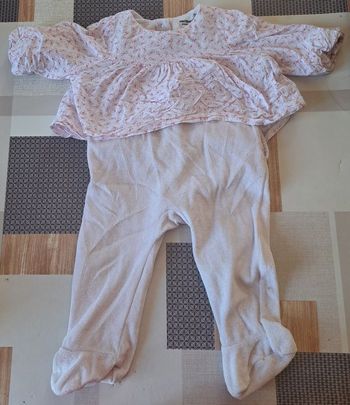 Pyjamas velours 1 pièce 