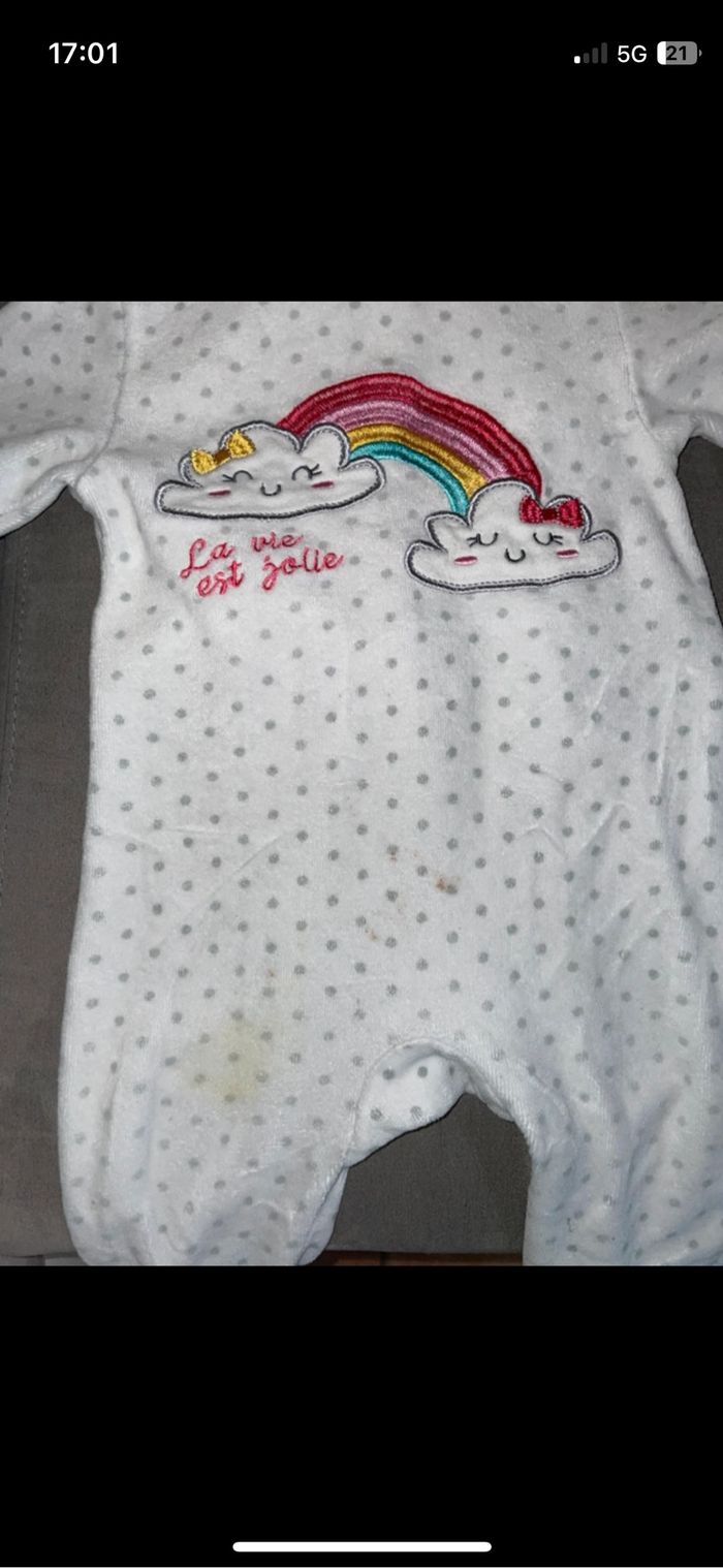 Lot pyjamas 6 mois bébé fille - photo numéro 6