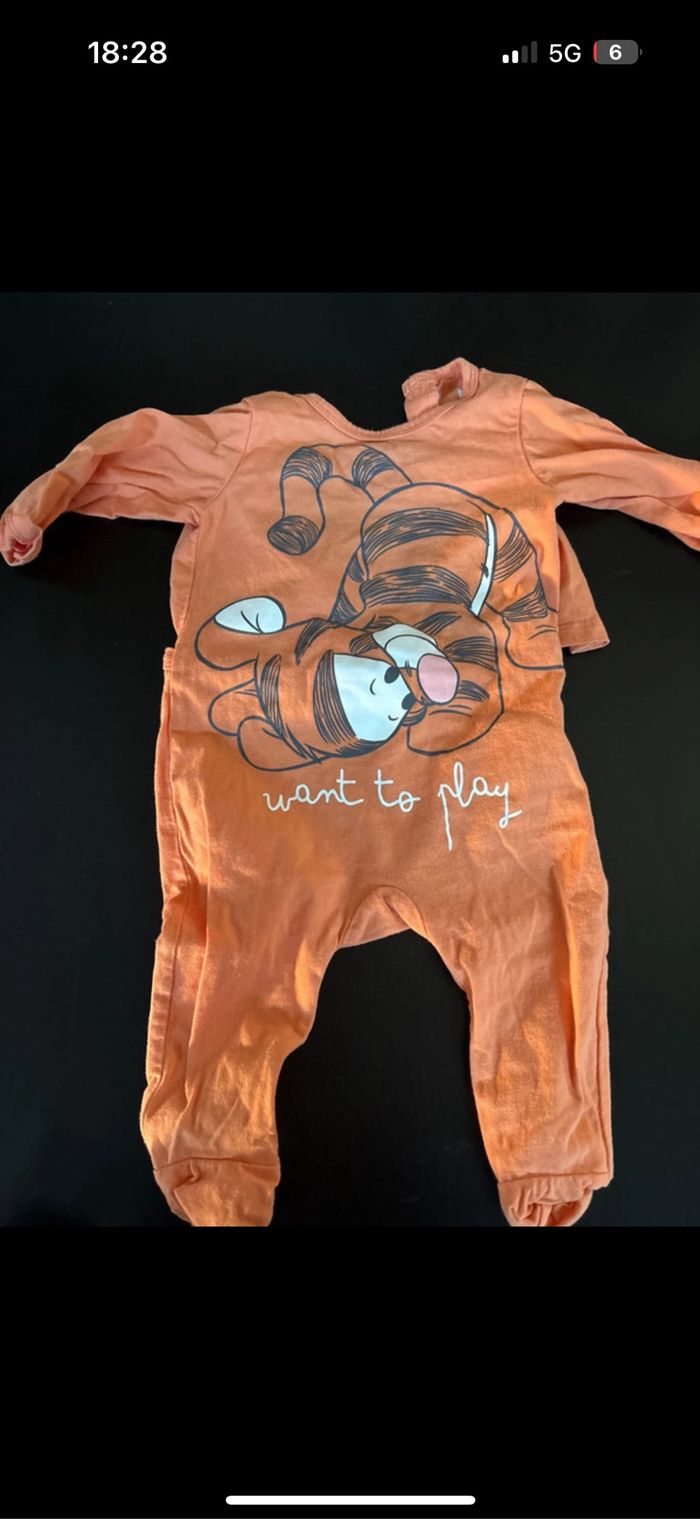 Lot de 5 pyjamas bébé 9 mois - photo numéro 3
