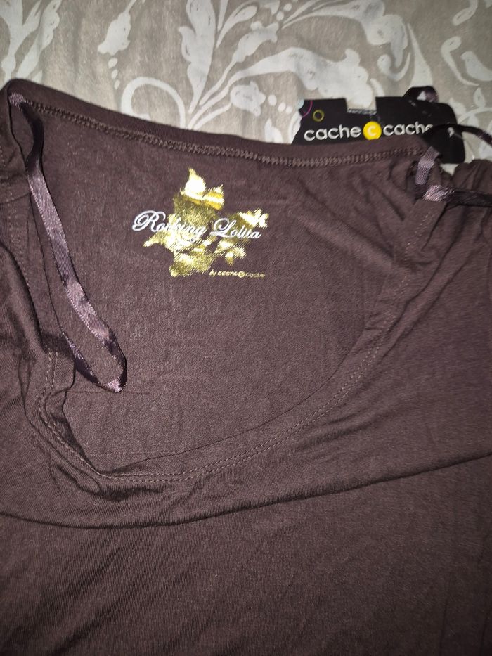 Haut cache cache marron - photo numéro 3