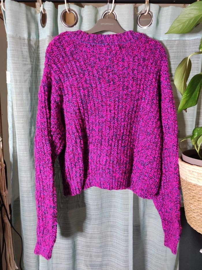Pull tricot coloré acrylique taille S - photo numéro 5