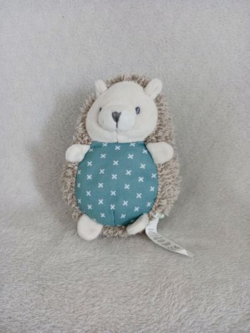 Peluche doudou hérisson Ingenuity 