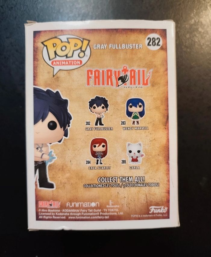 Funko Pop Gray Fullbuster n°282 - photo numéro 2