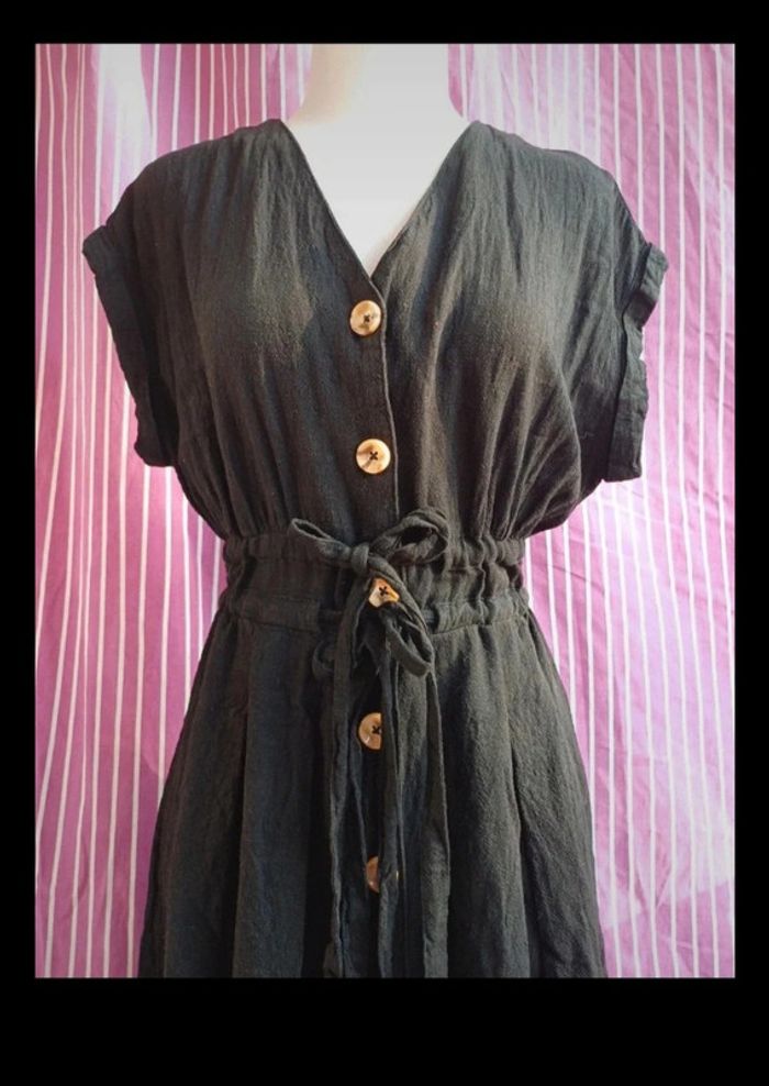 Robe chemise en lin🖤