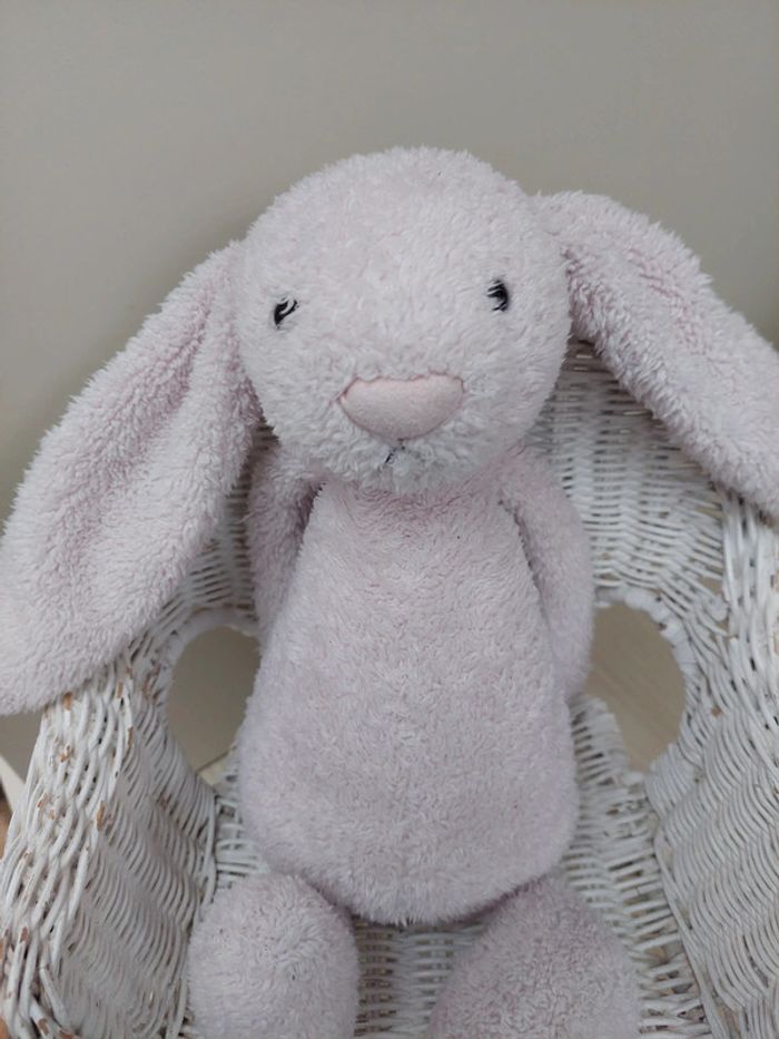Jellycat - lapin bashful hochet rose - photo numéro 2