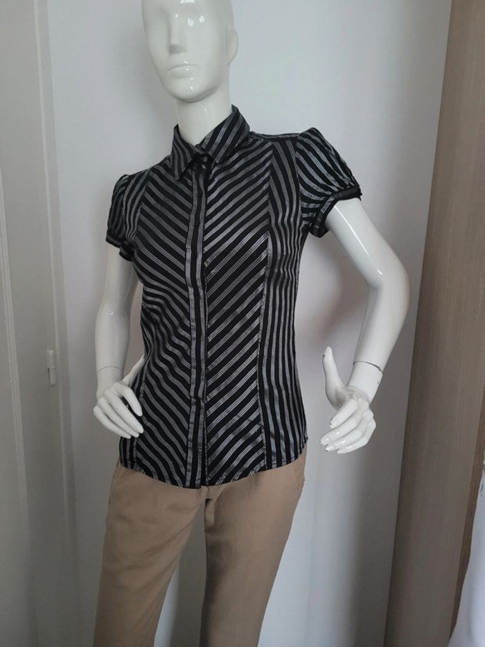 Chemise noir et argent - photo numéro 3