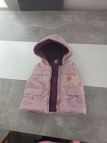Doudoune sans manche bébé fille c&a
