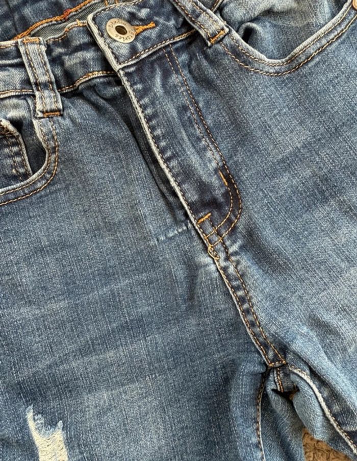 Jean slim bleu taille haute (36) - photo numéro 7