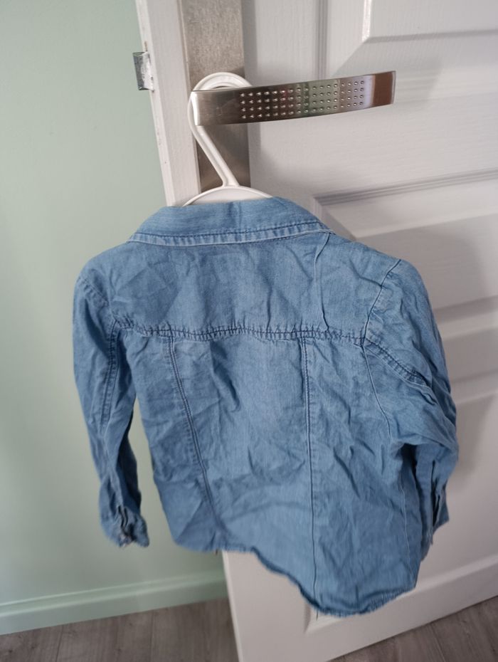 Chemise en jean 5 ans fille Vertbaudet - photo numéro 2