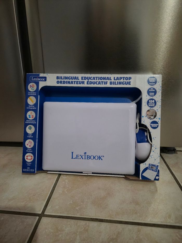Ordinateur Lexibook bilingue éducatif 3 ans 124 activités - photo numéro 2