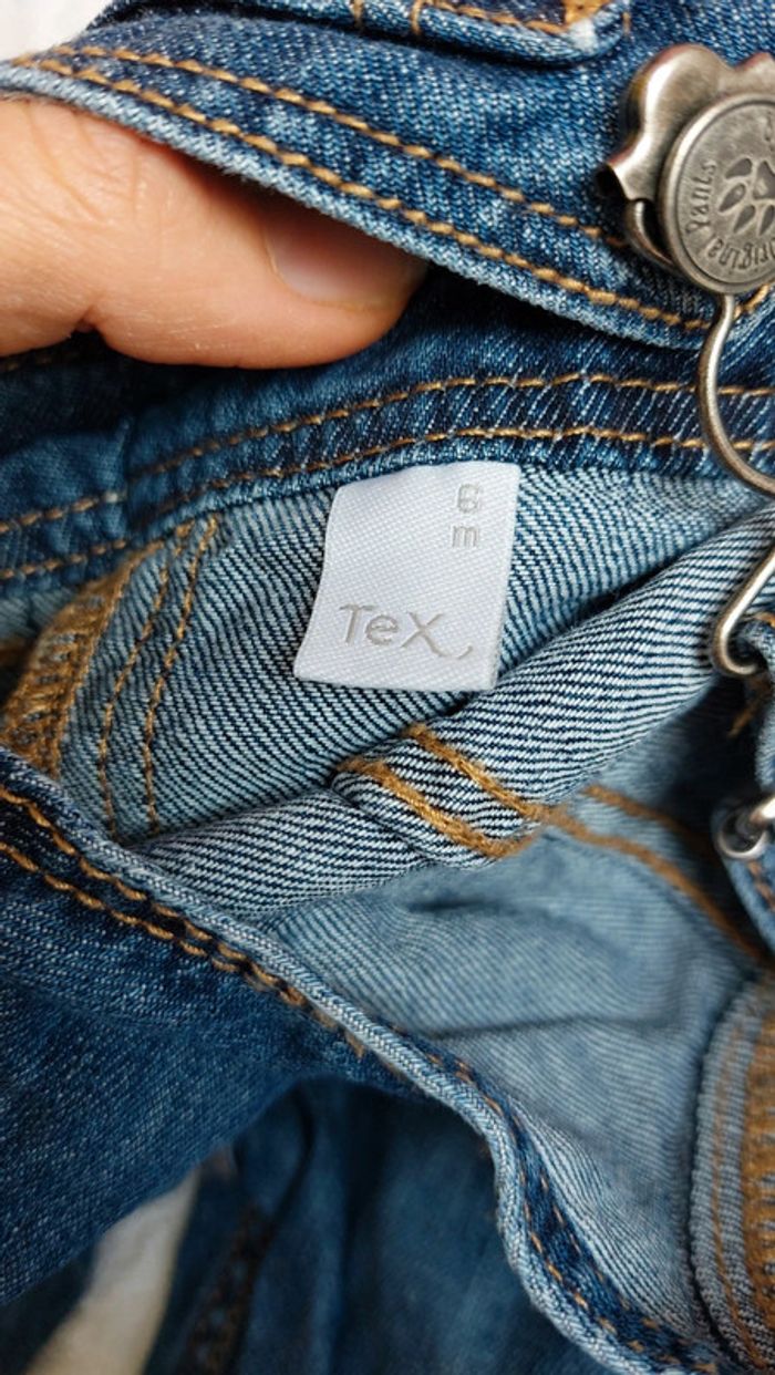 Salopette en jean 6 mois - photo numéro 3