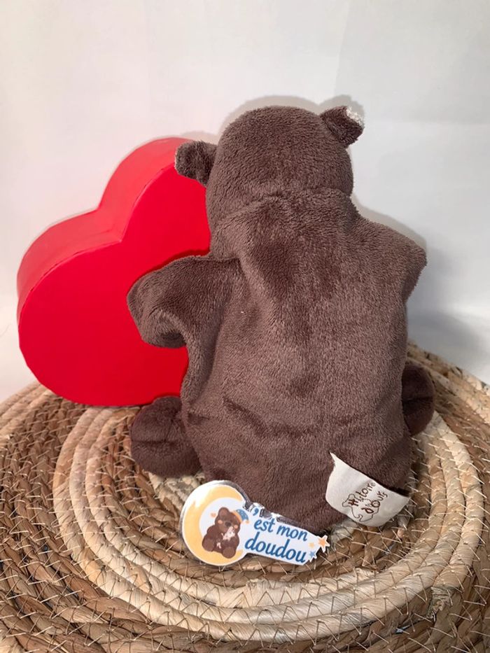 HD04 doudou marionnette hippopotame histoire d’ours - photo numéro 2