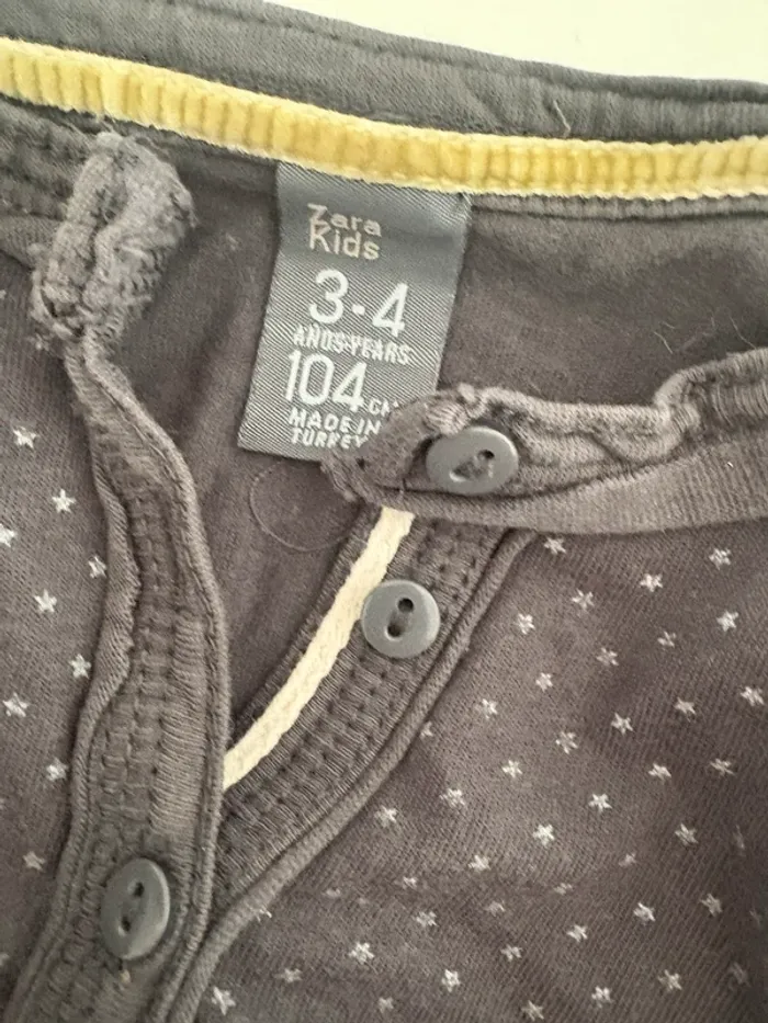 Haut manches longues Zara Kids 3-4 ans (104 cm) - photo numéro 3