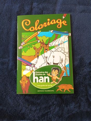 Cahier de coloriage Domaine des grottes de Han
