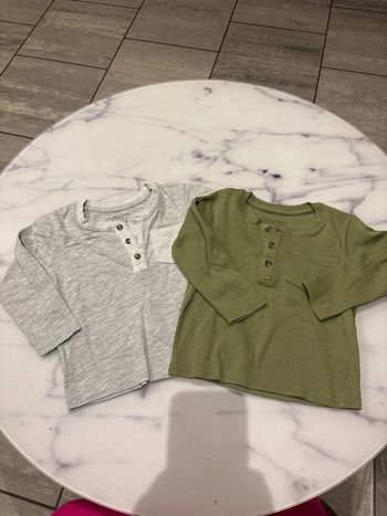 Lot de 2 t-shirts manches longues garçon