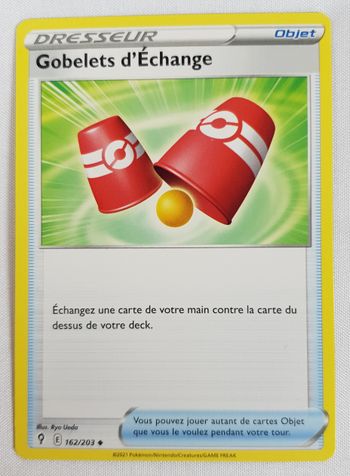 Carte Pokemon Gobelets d'Echange 162/203 ◆ Evolution Céleste FR ©