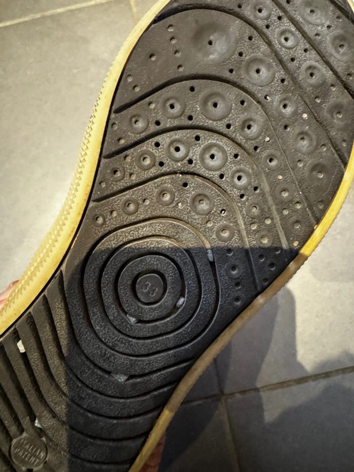 Chaussures / Baskets montantes en cuir avec fermeture éclair & scratch - Geox - 33 - photo numéro 8