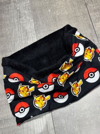 Snood tour de cou cache cou enfant Pokémon  6/8 ans  plusieurs taille et motifs au choix