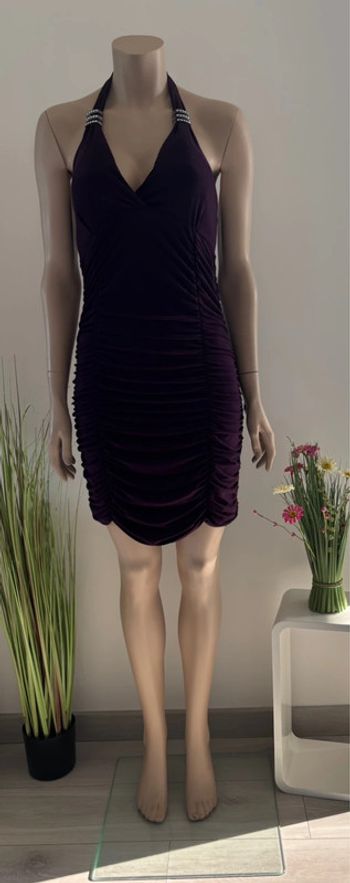 Robe 👗 courte, moulante, violette, taille S