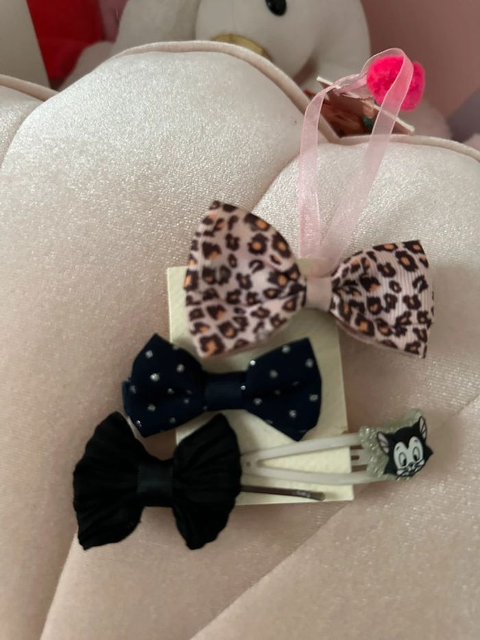 Lot barrettes noeud - photo numéro 3