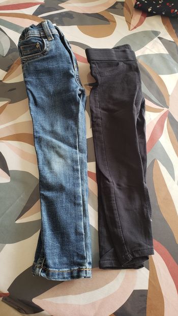 2 pantalons 3 ans fille
