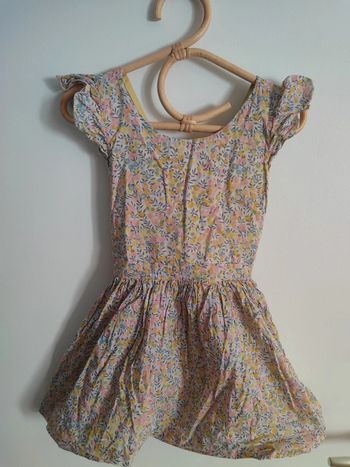 Robe dos nu liberty créatrice LDdn  36 mois