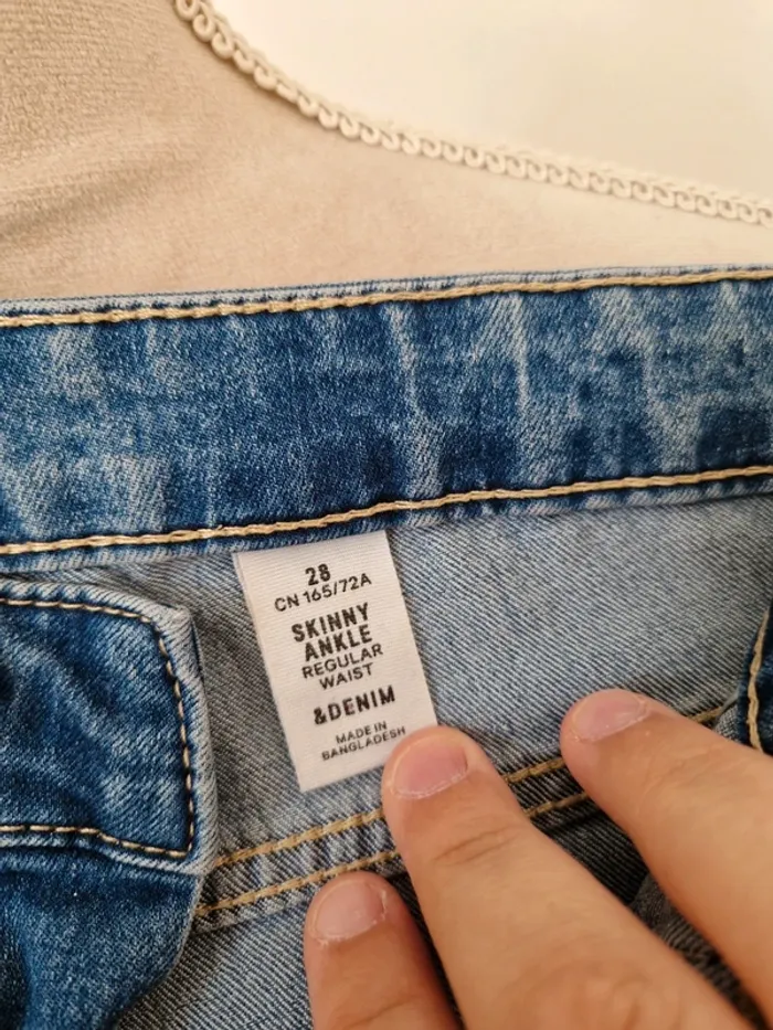 Jean skinny ankle denim h&m taille 38 - photo numéro 2