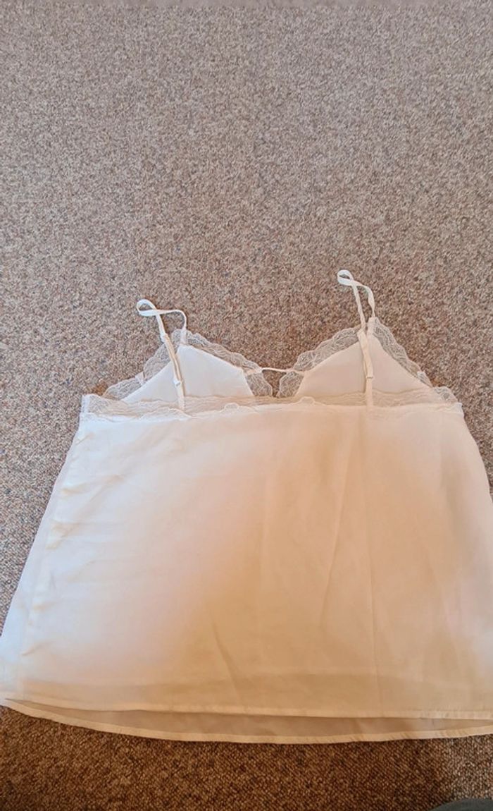 Débardeur blanc dentelle - photo numéro 2