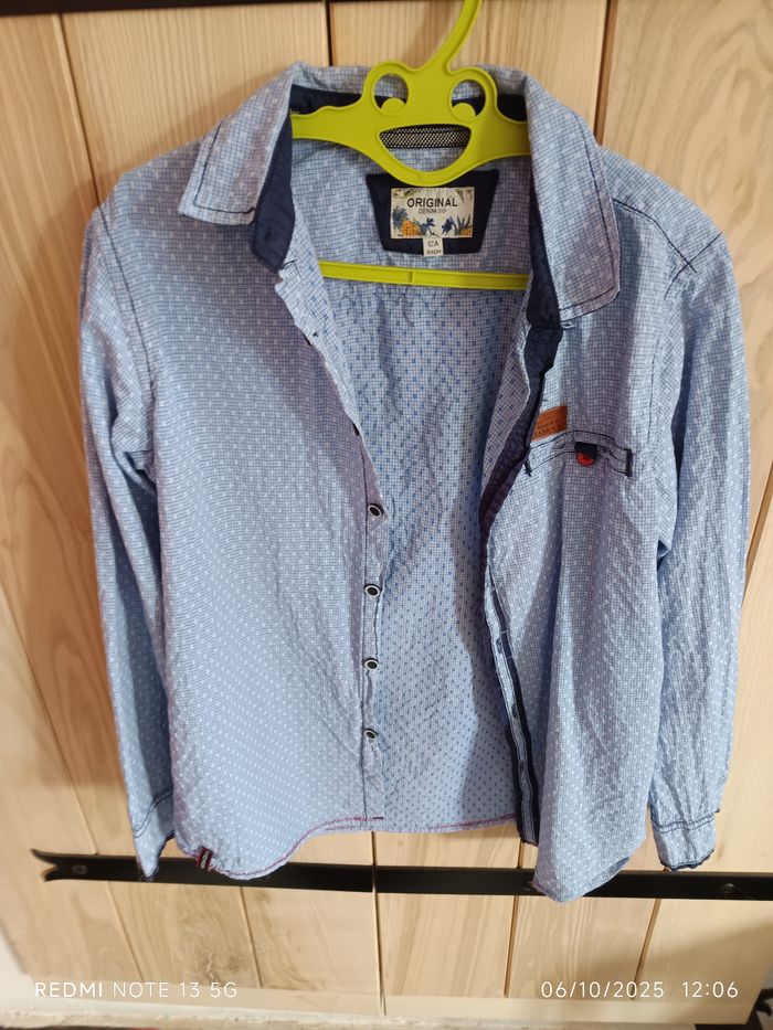 Chemise manches longues