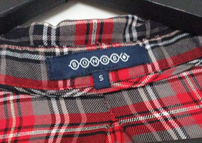 Chemise à carreaux  femme S - photo numéro 2