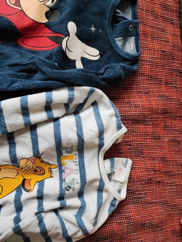 Pyjama velours lot 24 mois - photo numéro 4