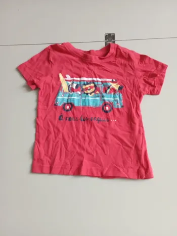 Tee shirt 4 ans à nous les vagues Tissaia