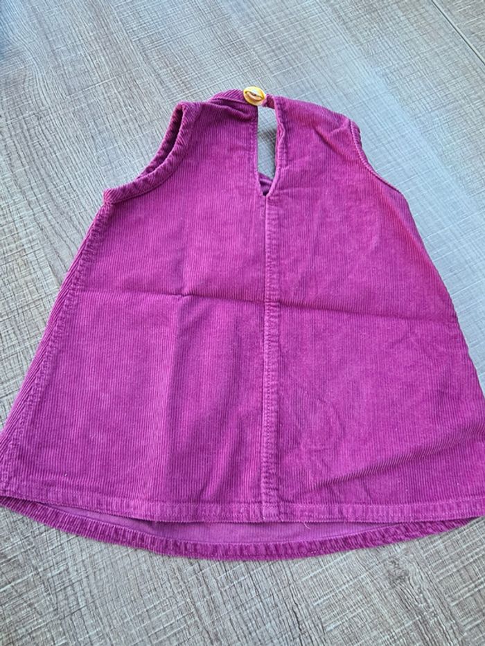 Robe velours jeune créatrice londonienne 6 mois - photo numéro 2