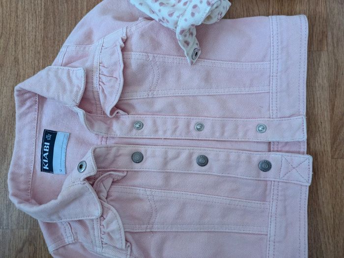 Lot de 2 vestes en jean 6 mois - photo numéro 2