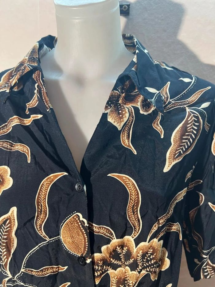 Chemise Noire - Daxon - Taille 50 - Parfait État. - photo numéro 4
