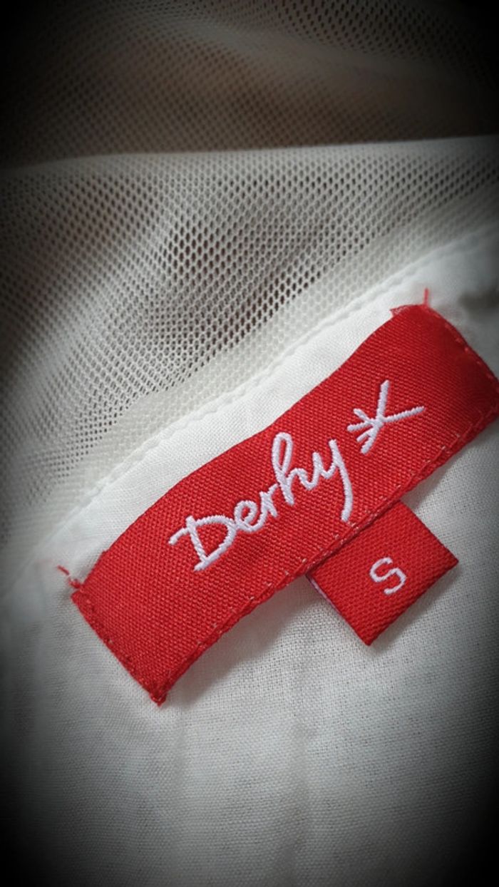 Derhy  Robe chic blanche et fleurs,  taille S - photo numéro 4