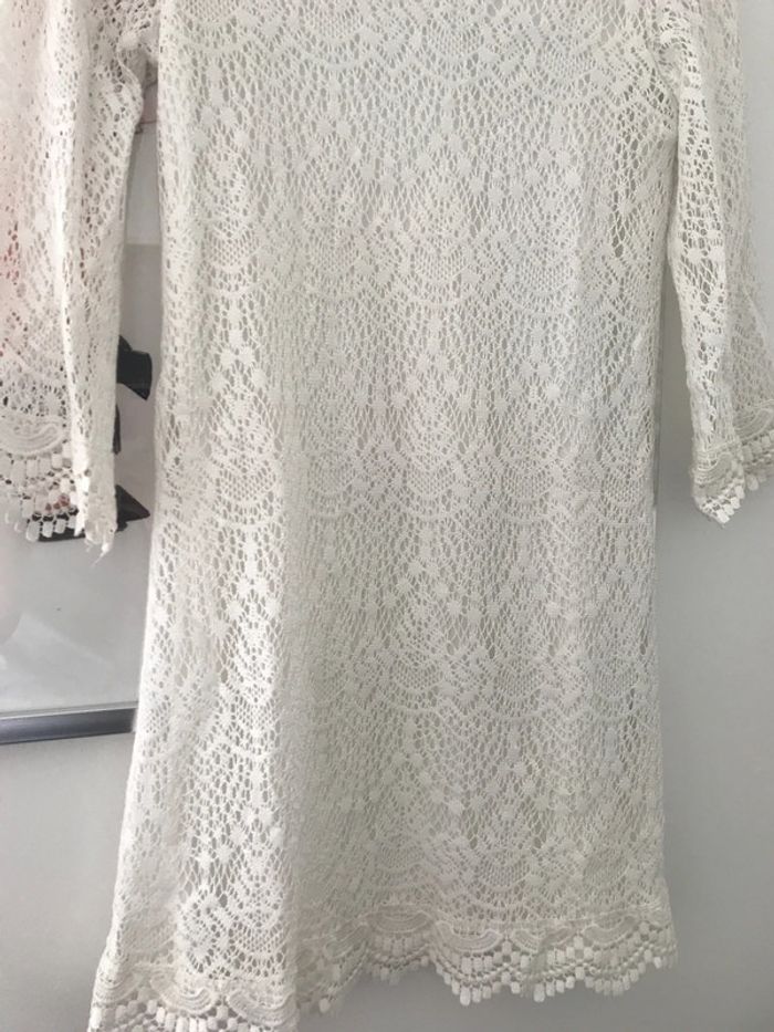 Robe crochet manches évasées H&M XXS - photo numéro 2