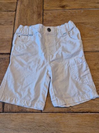Short blanc 12 mois kitchoun