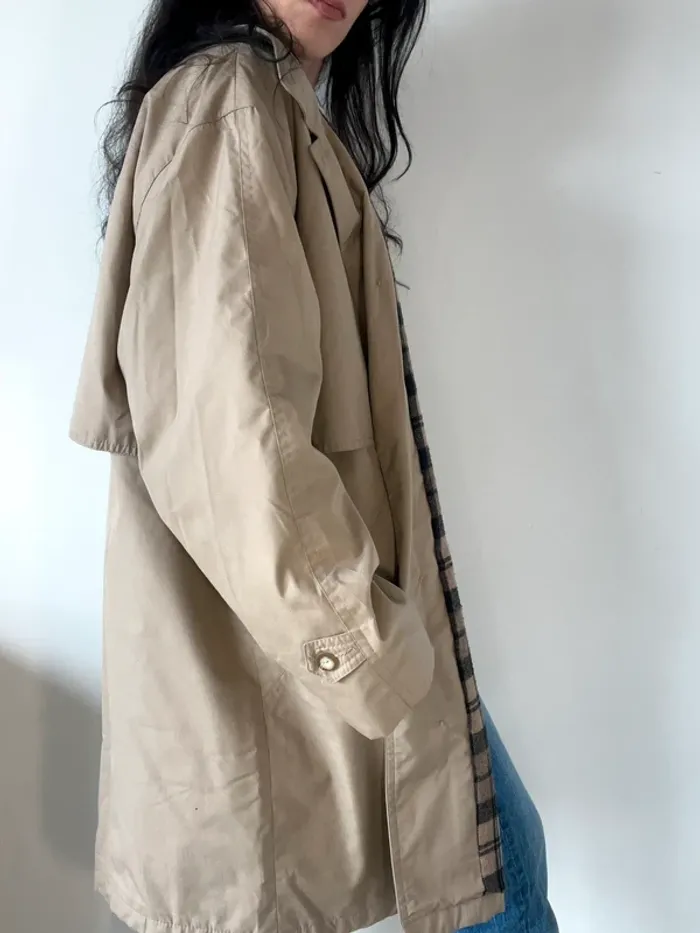 Trench années 70 beige taille L 🧥 - photo numéro 7