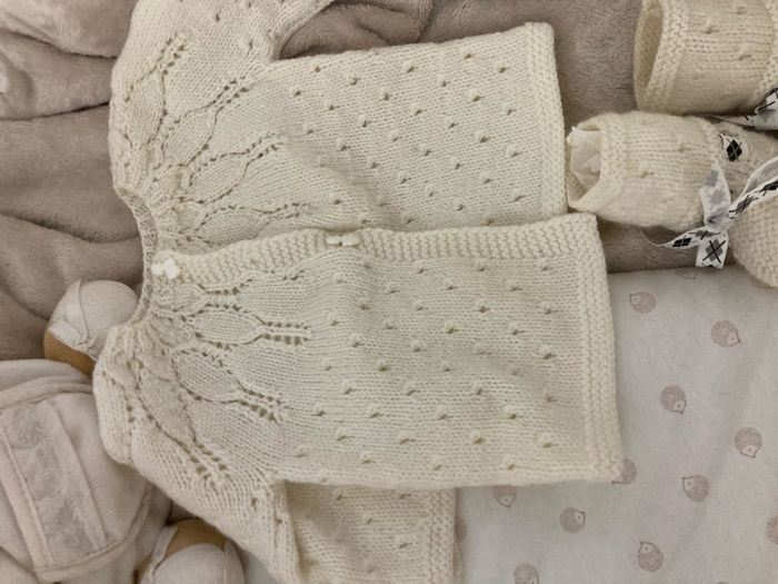 Ensemble brassière et chaussons en laine - photo numéro 7